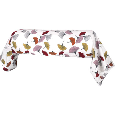 Taie de traversin percale pur coton GINKGO 240x43 cm