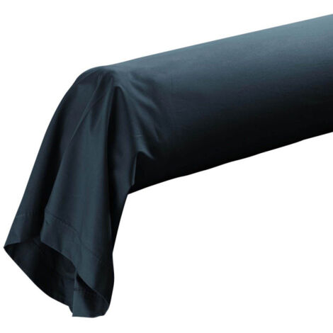 Taie de Traversin "Percaline" 85x185cm Bleu Nuit