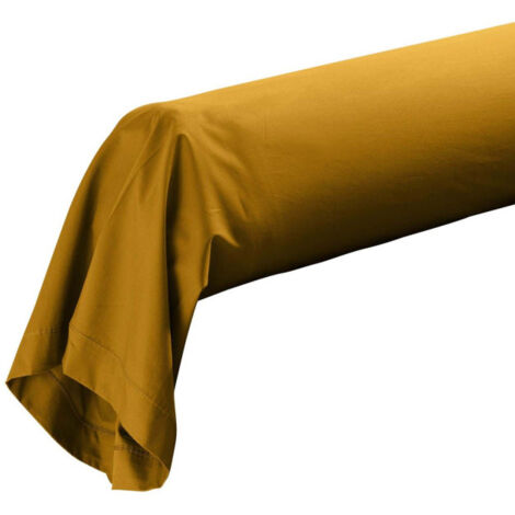 Taie de Traversin "Percaline" 85x185cm Curry