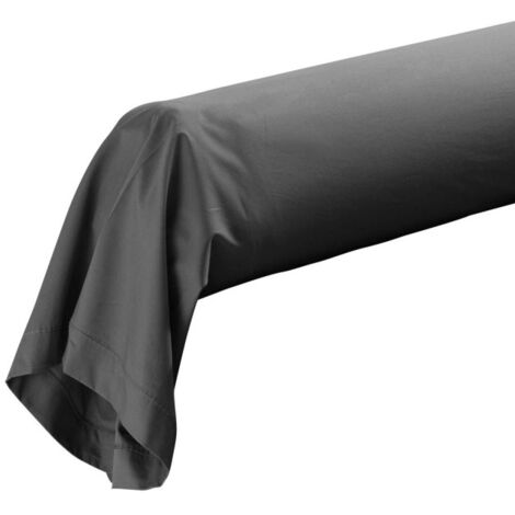 Taie de Traversin "Percaline" 85x185cm Gris Acier
