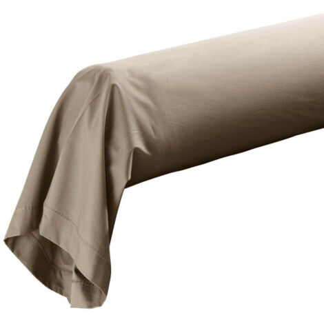 Taie de Traversin "Percaline" 85x185cm Sable