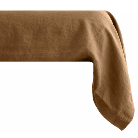 Taie de traversin SONATE lin lavé froissé 195x43 cm