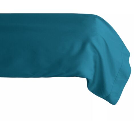 Taie de traversin uni percale de coton MANOIR