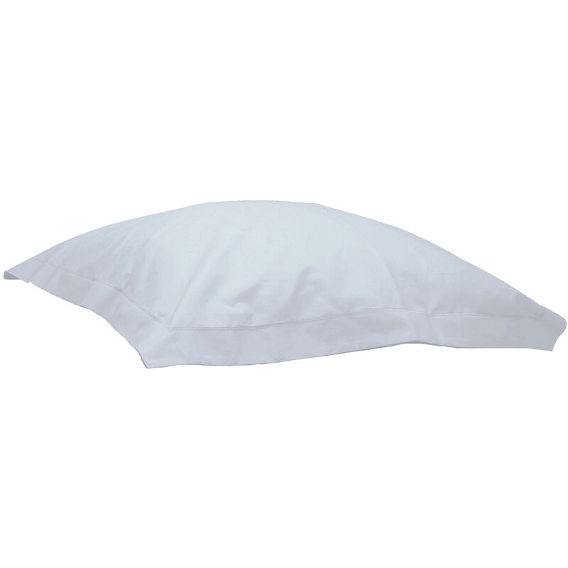 Taie d'oreiller blanche 100% coton 65x65
