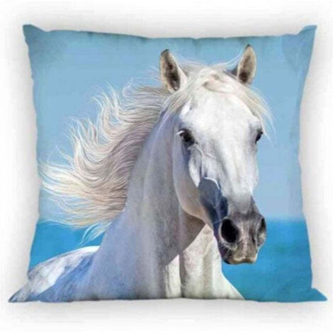 Taie d'oreiller 40x40 Coton Cheval