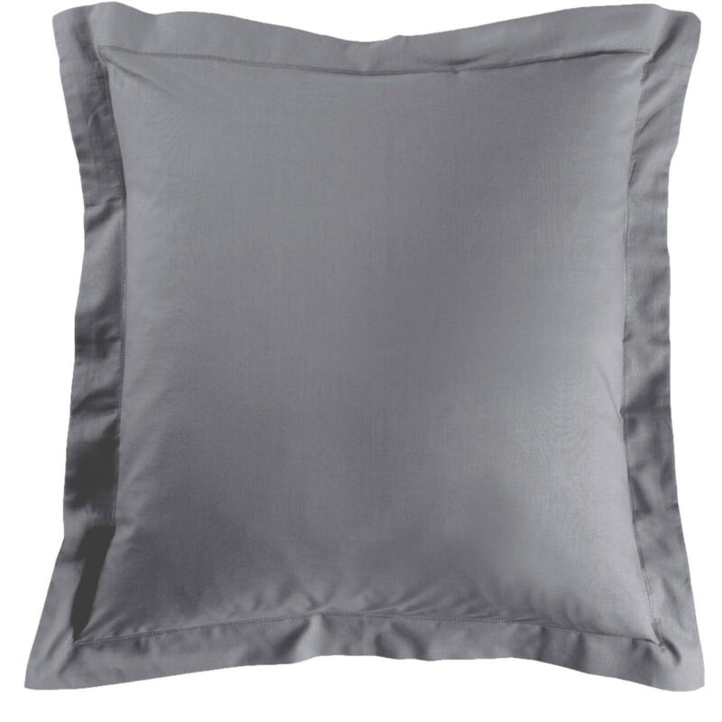 Taie d'oreiller coton INTIMITY 63x63 cm gris so&hellip;