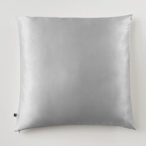 Taie d'Oreiller 63 x 63 cm - Soie de Mûrier Soanne Argent