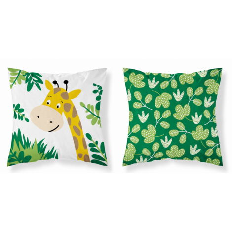 Taie d'oreiller bébé 40x40 Girafe COTON