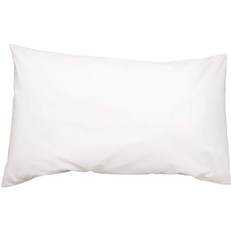 Taie d'oreiller bébé blanche 100% coton biologique 40x60