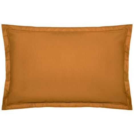 Taie d'oreiller Carina coton 50x70cm jaune cumin - Atmosphera créateur d'intérieur