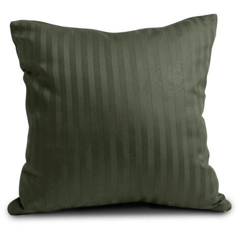 Taie d'oreiller damassé, rayures 1 cm (40x40-1)