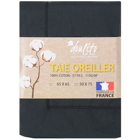Taie d'oreiller Doulito - 50x75 cm - Made in France - Coton