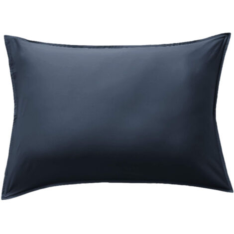 Taie d'oreiller en bambou 50x70 cm bleu