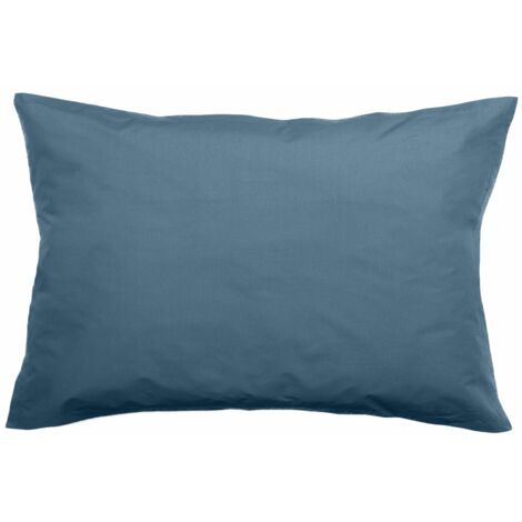 Taie d'oreiller en coton percale 80 fils 50 x 70 cm