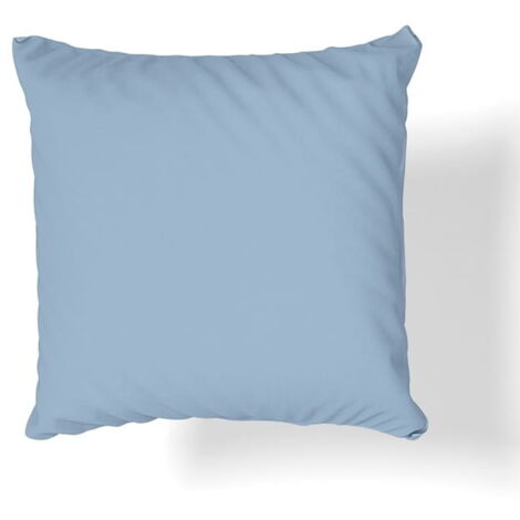 Taie d'oreiller en jersey 40x40 bleu