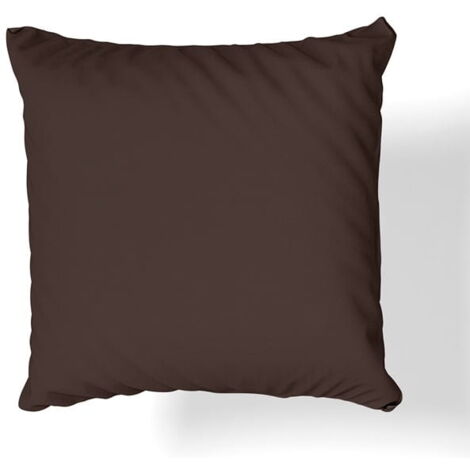 Taie d'oreiller en jersey 40x40 marron