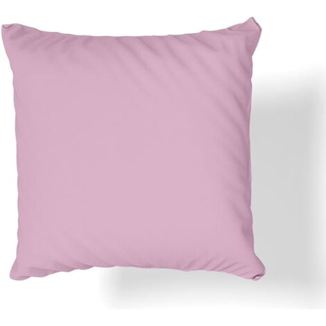 Taie d'oreiller en jersey 40x40 rose poudré