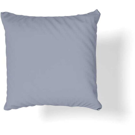 Taie d'oreiller en satin de coton 40x40 gris
