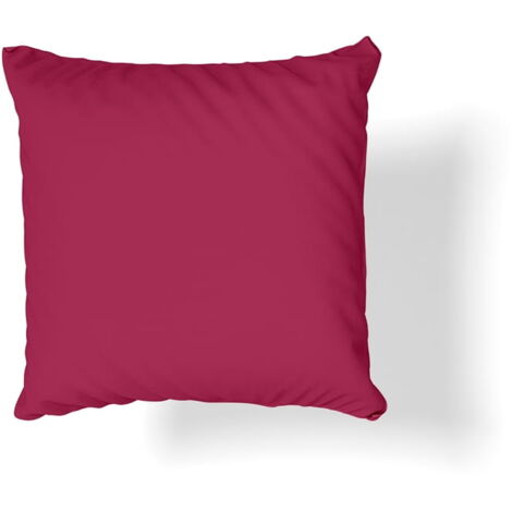 Taie d'oreiller en satin de coton 40x40 magenta