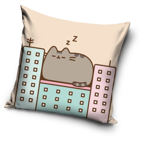 Taie d'oreiller enfant 3D 40x40 PUSHEEN Kitty