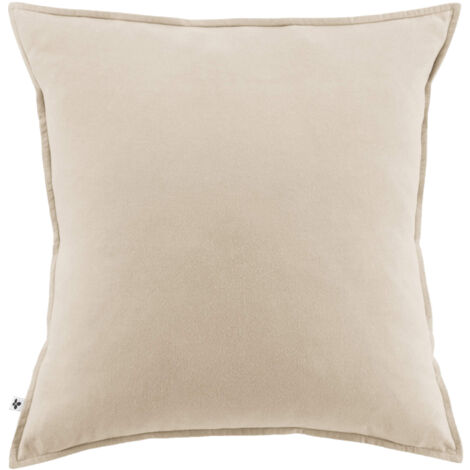 Taie d'oreiller flanelle beige 50x70 cm