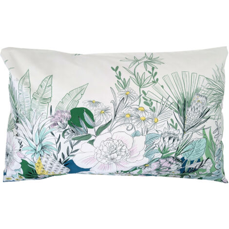 Taie d'oreiller percale de coton collection BALI 50x70 cm