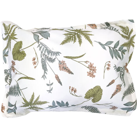 Taie d'oreiller percale de coton FÉÉRIE 50x70 cm
