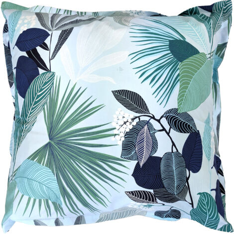 Taie d'oreiller percale de coton MOOREA PACIFIC bleu cobalt 65x65 cm