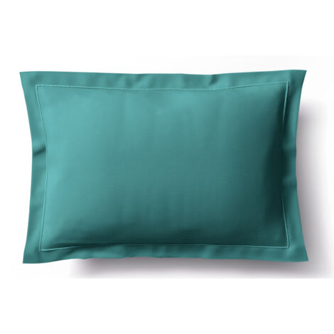 Taie d'oreiller percale de coton peigné "Julian" toutes dimensions Coton Pur - Julian Paon - 50 x 70 cm volant plat piqué