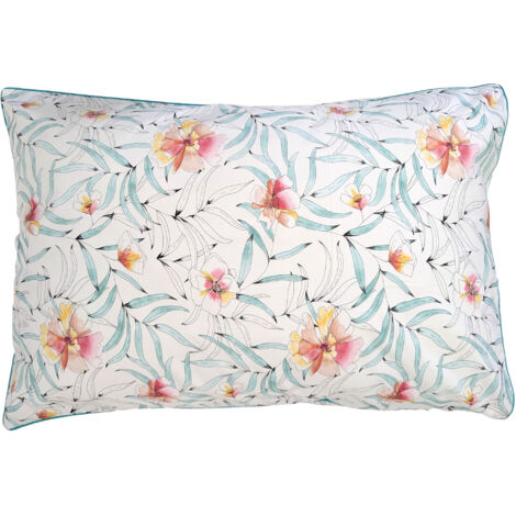 Taie d'oreiller percale de coton ROXANE 50x70 cm
