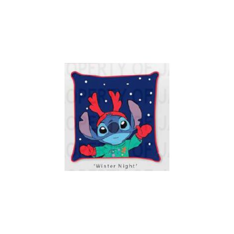 Taie d'oreiller pour jeunes 40x40 Stitch Christmas Velvet