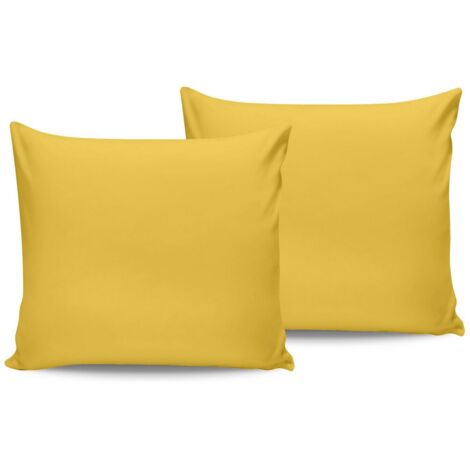 taie d'oreiller Set Dark Jaune
