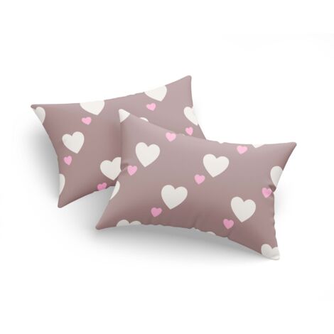 taie d'oreiller Set Dusty Rose