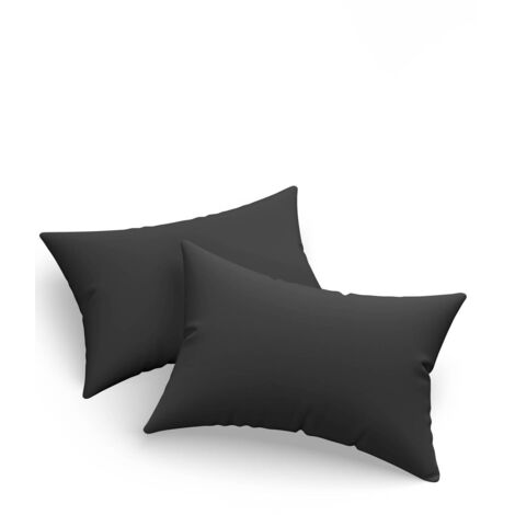 taie d'oreiller Set Noir
