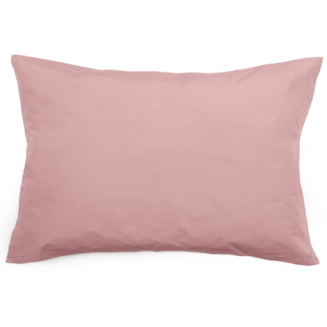 Taie d'oreiller uni percale de coton MANOIR 50x70 cm