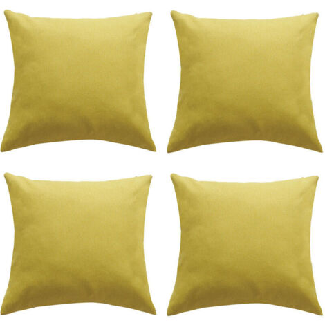 Taie oreiller 4 pièces taie oreiller étanche Taie oreiller de style nordique 40 x 40cm