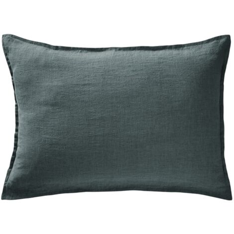 Taie oreiller Lin lave Soline 50 x 70 cm Ardoise