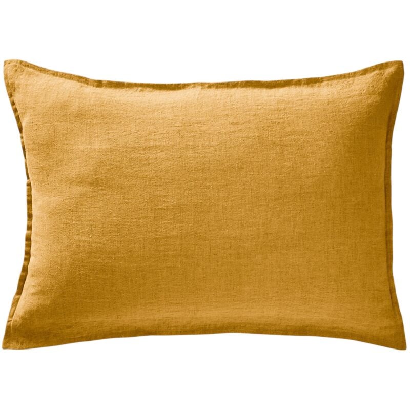 L'effet Papillon - Taie oreiller Lin lave Soline 50 x 70 cm miel
