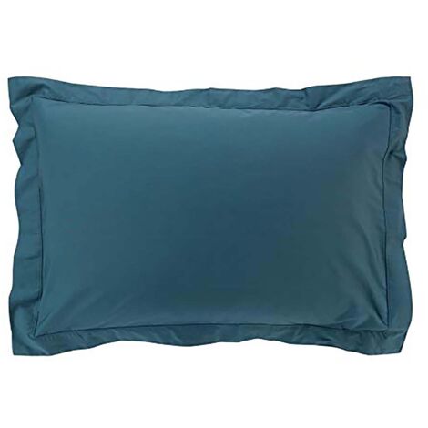 Taies d'oreiller x2 Percale 50x70 cm Bleu