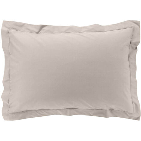 Taies d'oreiller x2 Percale 50x70 cm Naturel