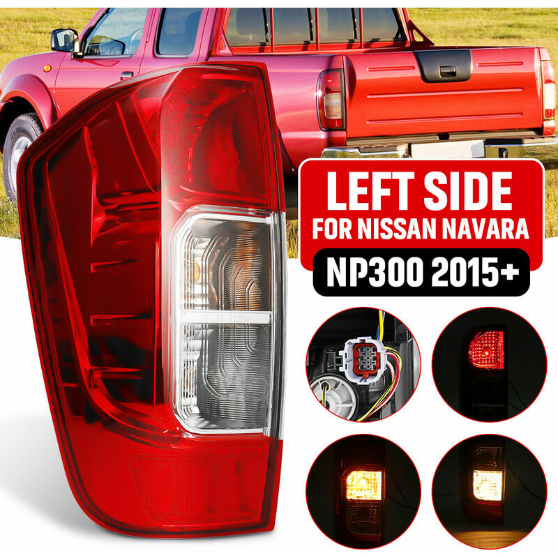 Dewdat - Tail light with bulb and wiring for Nissan Navara NP300 2016-2018 (left)