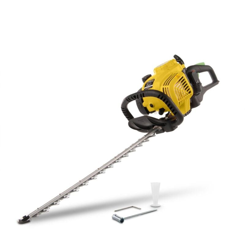 Powerplus - Taille-Haie Thermique POWXG50300 - Taille Haie à Essence de 26,5 cc, Lame de 550 mm et Écart de 28 mm, Outillage de Jardin pour Couper