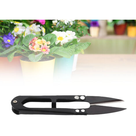 Taille-Ciseaux Mini pour Bonsaïs en Carbone et ABS, Modèle L10.5, Paire de Coupe-Boutons et Feuilles