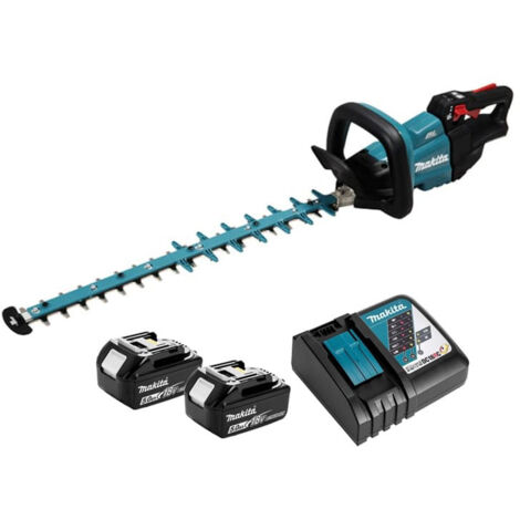 Taille-haie 18V Li-Ion BL lamier de 60 cm (2x5,0 Ah) - MAKITA DUH602RT2