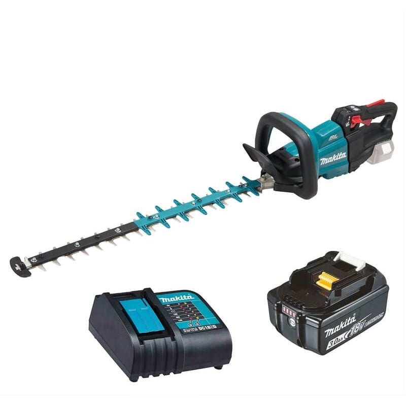 Taille-haie 18V lxt 60 cm Makita avec 1 batterie 18V 3.0Ah + chargeur - DUH602SF