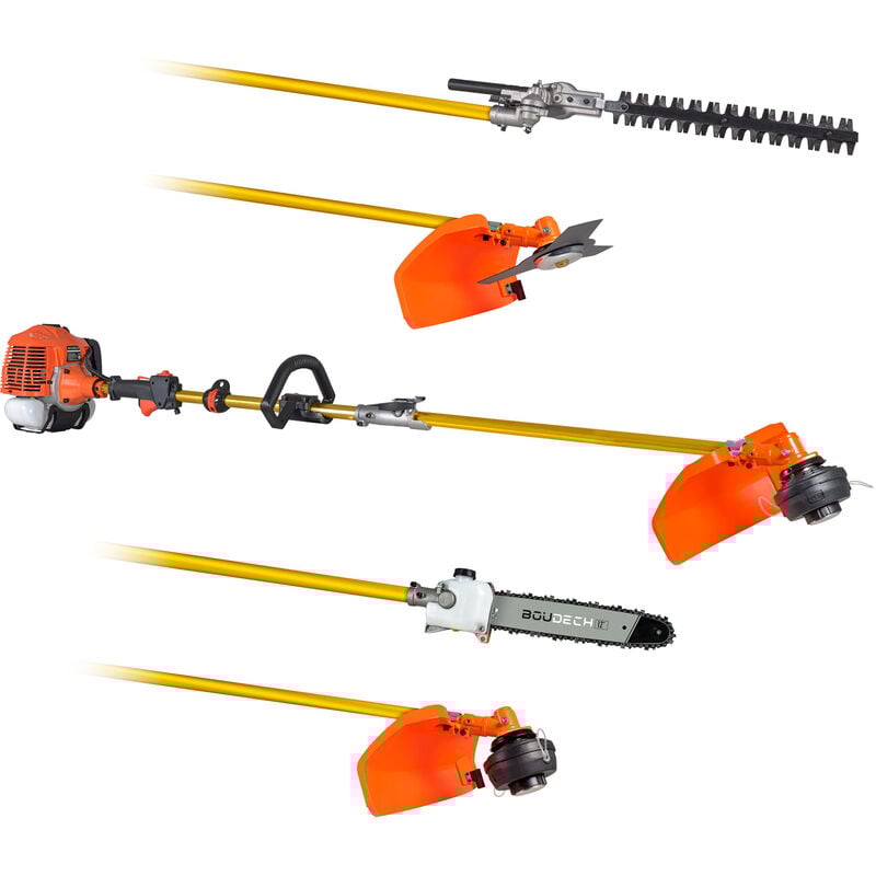 Moster-620 Débroussailleuse multifonction 5 en 1 essence thermique 62cc taille-haie pour scie à chaîne certifié ce