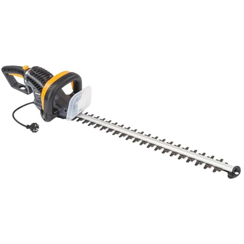 Taille-haie électrique 1800W en acier lame 61 cm poignée rotative et protège lame