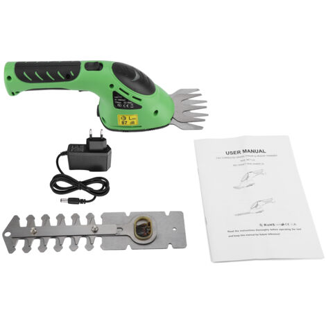Taille-haie rechargeable 3,6 V Tondeuse à gazon Outils de jardinage