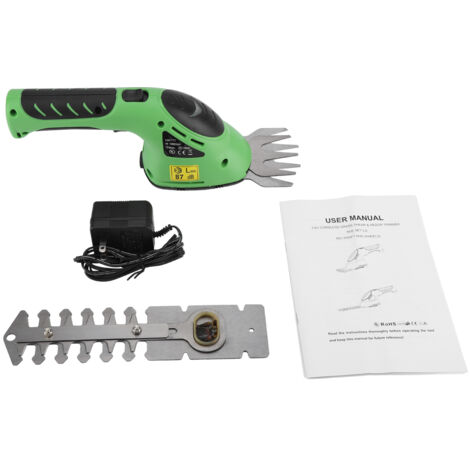 Taille-haie rechargeable 3,6 V Tondeuse à gazon Outils de jardinage