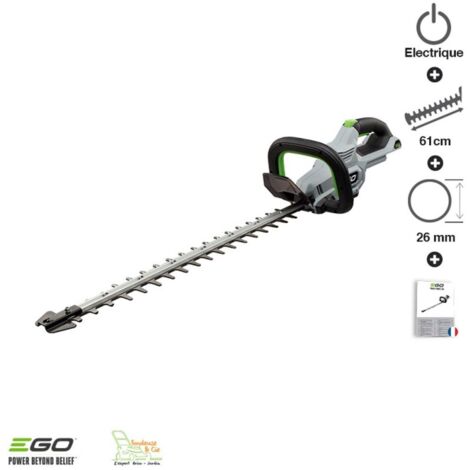 Taille haie sans fil lame double 60 cm Egopower coupe 2,6 cm HT2410E sans batterie ni chargeur - Gris